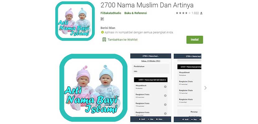 2700 Nama Muslim Dan Artinya