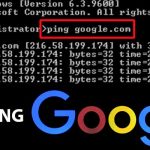 Cara Ping Google di PC Android