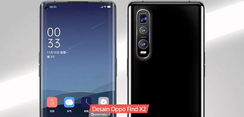 Desain Oppo Find X2