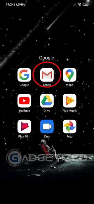 Buka Aplikasi Gmail