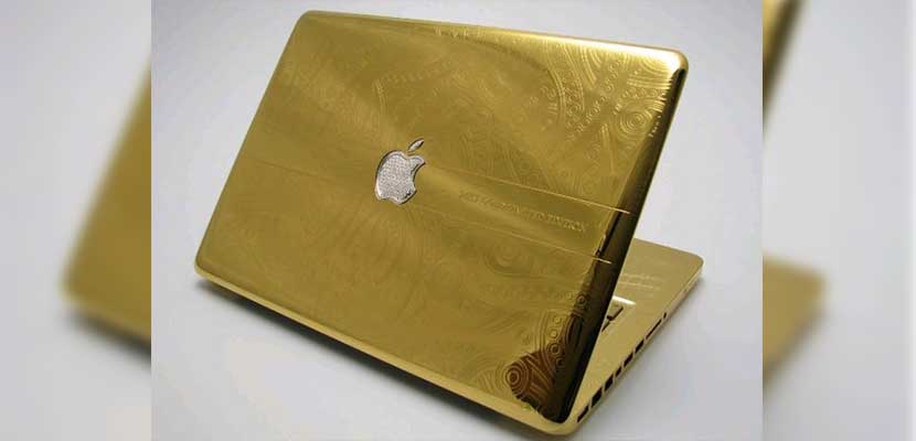 Macbook Pro 24 Carat Gold
