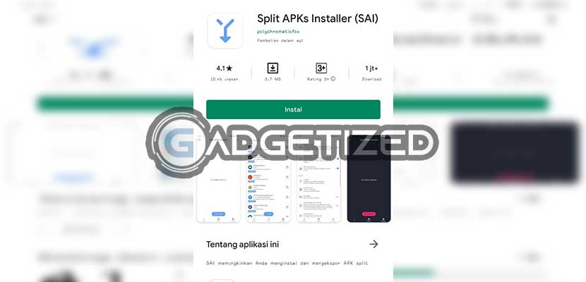 Download Aplikasi SAI di Google Play Store