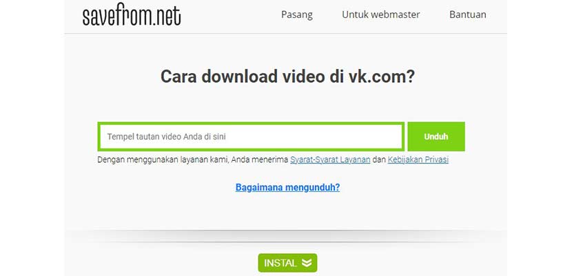 Situs Savefrom.net