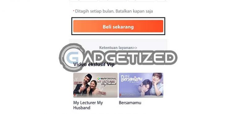 10 Cara Beli VIP WeTV Pakai Pulsa 2021 : Android & iPhone - Gadgetized