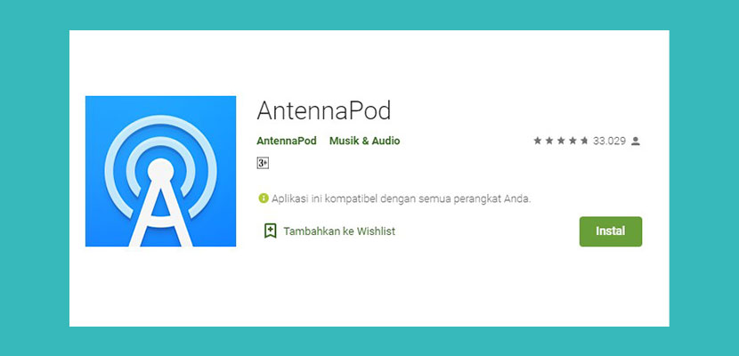 AntennaPod Aplikasi Podcast Indonesia