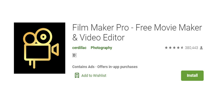 Film Maker Pro Aplikasi Edit Video Vlog YouTuber