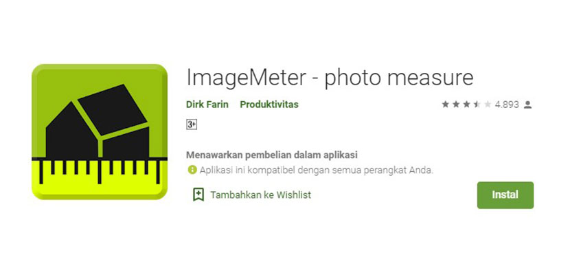 ImageMeter Aplikasi Pengukur Jarak