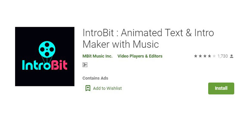IntroBit Aplikasi Pembuat Intro YouTube