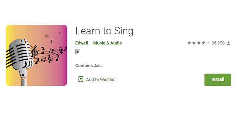 Learn To Sing Aplikasi Belajar Nyanyi