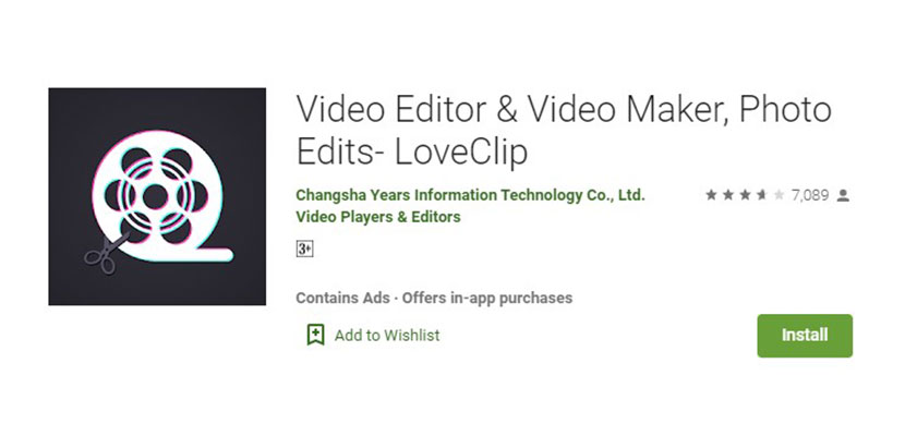 LoveClip Aplikasi Edit Video Tanpa Watermark