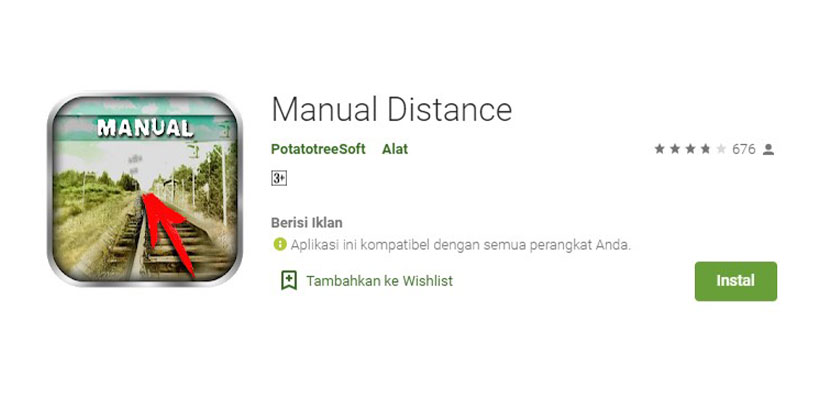 Manual Distance Aplikasi Pengukur Jarak