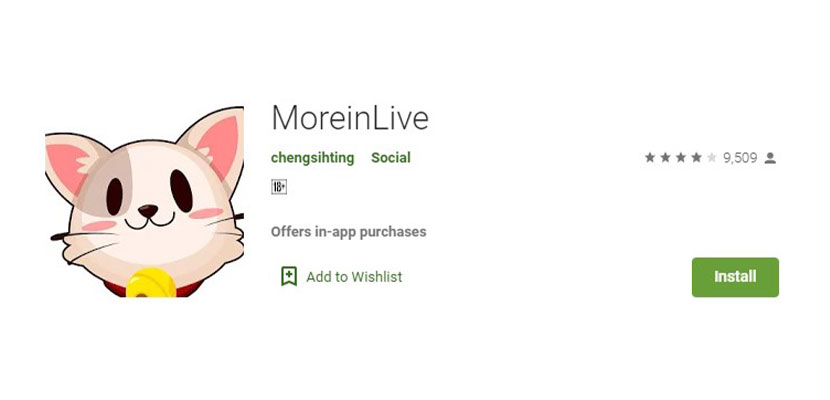 MoreinLive Aplikasi Live China