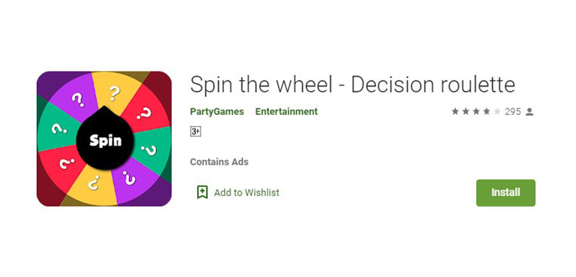Spin The Wheel Decision Roulette