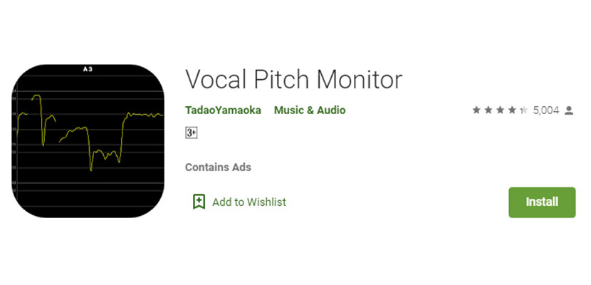 Vocal Monitor Pitch