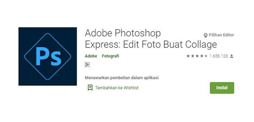 Aplikasi Membuat Cover Buku Adobe Photoshop Express