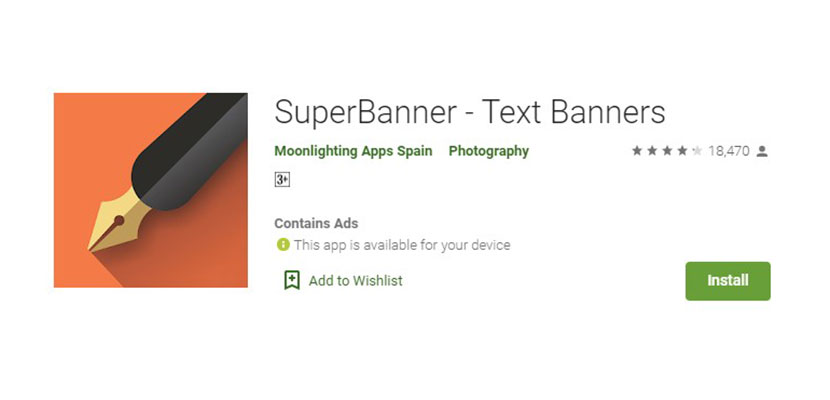 Aplikasi Pembuat Poster SuperBanner