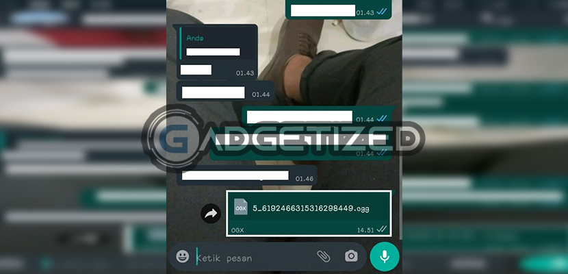 VN Telegram Berhasil Dikirim ke WhatsApp