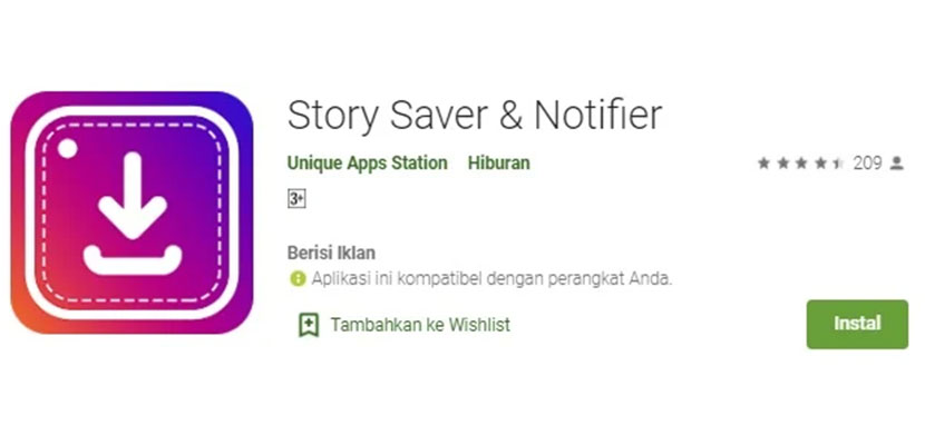 Aplikasi Story Notifier