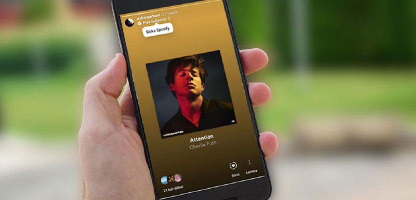 Cara Share Spotify ke IG Story Dengan Video