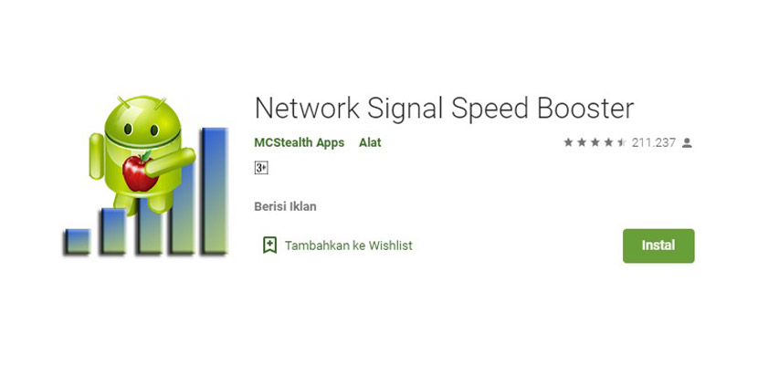 Aplikasi Penguat Sinyal Network Signal Speed Booster