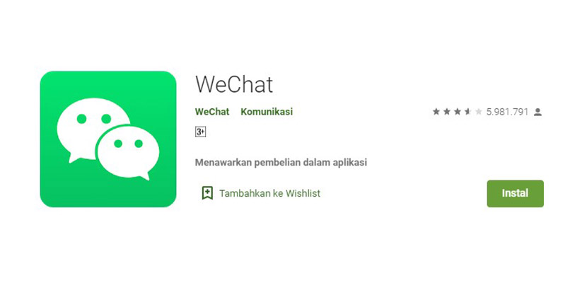 Aplikasi Chatting Selain WhatsApp WeChat