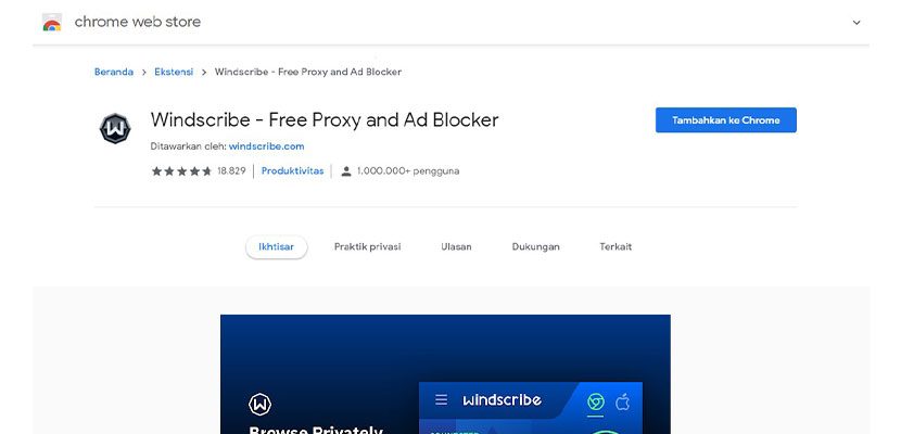 Windscribe Free Proxy and Ad Blocker