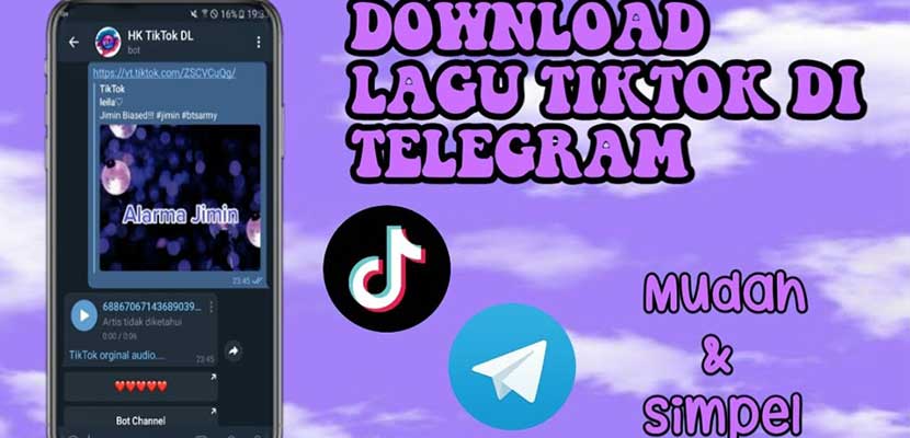 Cara Download Musik TikTok via Telegram