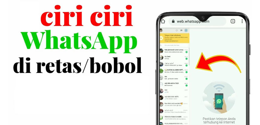 Ciri-Ciri WhatsApp di Hack