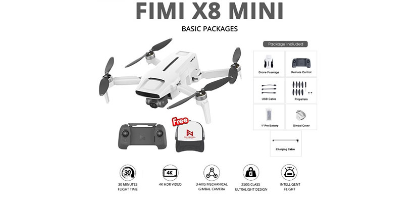 FIMI X8 Mini Drone 8km 4K