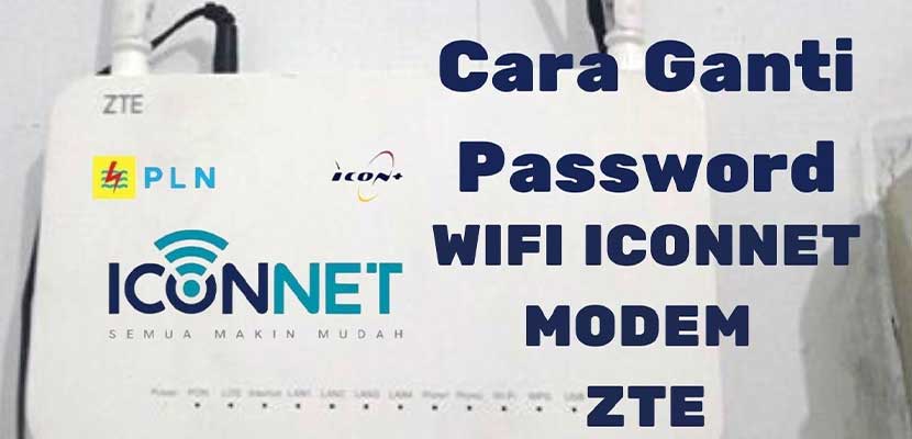 Cara Mengganti Password Wi-Fi Iconnect via HP