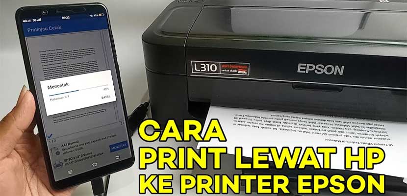Cara Print Dari HP ke Printer Epson