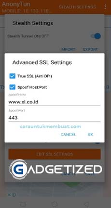 1. Advance SSL Settings