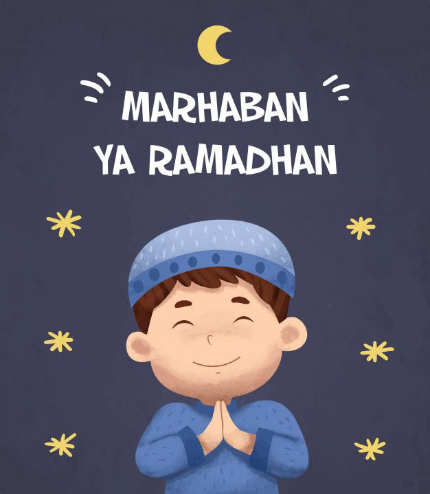 kartun anak marhaban i ramadan