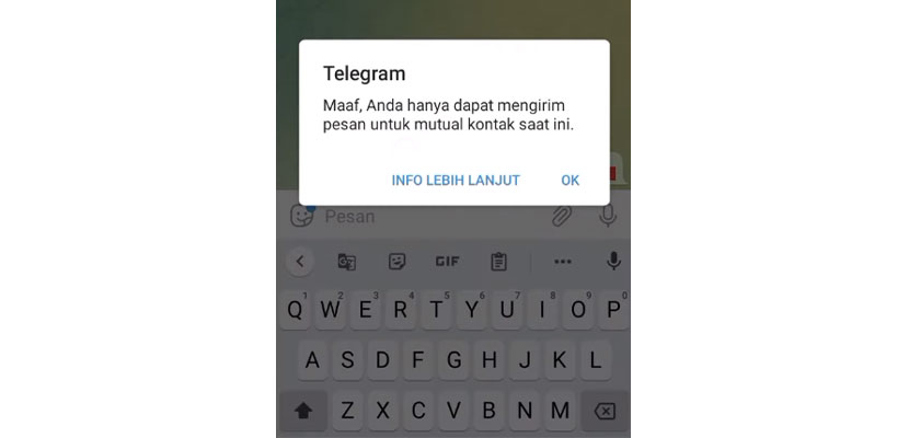 Kenapa Telegram Tidak Bisa Kirim Pesan